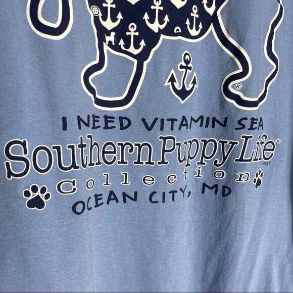 SOUTHERN Puppy Life Ocean City, MD Unisex Long Sleeve T-shirt Size Extra Large - Picture 11 of 13